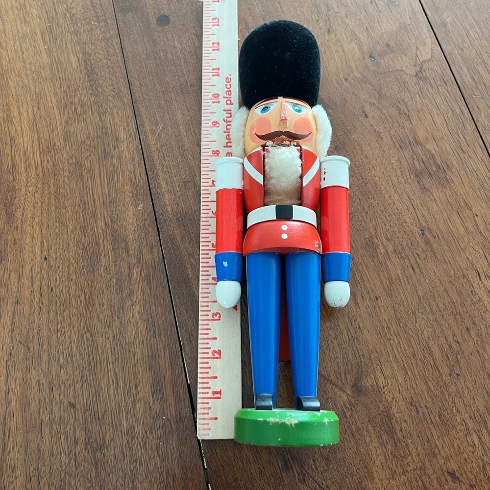 Vintage 1979 German Nutcracker Wood Soldier Guard 12" Erzgebirge GDR Christmas - Picture 10 of 10